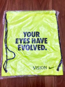 【新品、未使用】NIKE ナップサック 非売品 ナイキ VISION リュックサック 