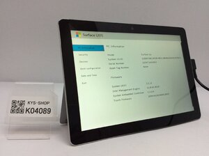 ジャンク/ Microsoft Surface Go Intel Pentium 4415Y メモリ8.19GB NVME128.03GB 【K04089】