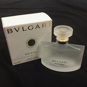 ブルガリ ジャスミンヴェール Voile de Jasmin Eau de Toilette 香水 50ml 保存箱付き フレグランス BVLGARI 現状品