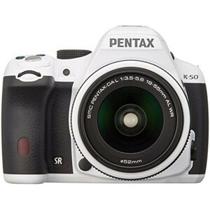 中古 １年保証 美品 PENTAX K-50 DAL 18-55mm WR ホワイト