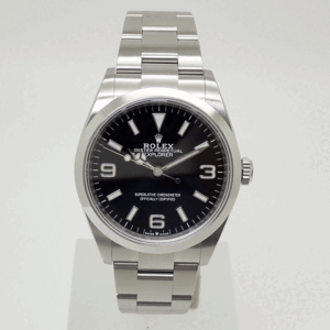 ROLEX ロレックス エクスプローラーI 124270 ランダム ブラック SS 自動巻き メンズ 腕時計 保証書付 2022年ギャラ 新品同様美品