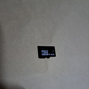 メーカー不明　micro SDHCカード　4GB メモリーカード