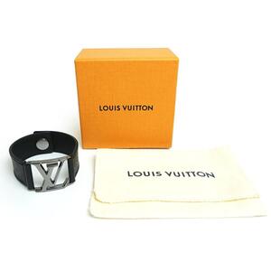 ☆ルイ ヴィトン LOUIS VUITTON ブラスレ ホッケンハイム ブレスレット モノグラムエクリプス/メンズ/ブラック☆美品