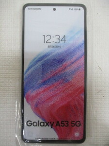 ∮ 154　モック NTT docomo Galaxy A53 5G SC-53C ドコモ ギャラクシー オーサムブラック 検：スマホ 携帯 サンプル オブジェ モック