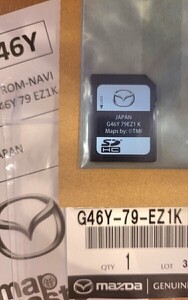 新品 起動を完全保証 G46Y79EZ1 K マツダ 地図　ナビ SDカード MAZDA2 CX-3 CX-5 CX-8 デミオ アクセラ アテンザ ロードスター ouji224