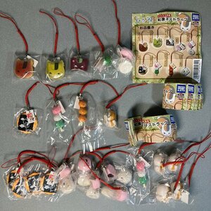 夏目友人帳 ニャンコ先生 和菓子ストラップ 全9種 他合計23個 ガチャ タカラトミーアーツ TAKARA TOMY A.R.T.S JAPANESE CAPSULE TOY GACHA