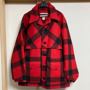 【美品】FILSON フィルソン ダブルマッキーノクルーザー ウールジャケット レッド サイズ44 USA製 