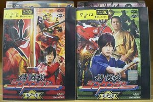 DVD 侍戦隊シンケンジャー 全12巻 ※ケース無し発送 レンタル落ち ZAA26a