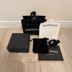 クロムハーツ 付属品7点セット ch chrome hearts カード ギフトボックス クロス ショッパー シルバーポリッシュ ダガー 革袋 紙袋 箱 封筒