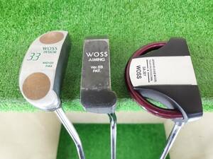 【WOSSパター3本セット】WOSS MO-01 33/WOSS AIMING Ver. 03/WOSS SA-301