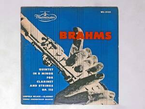 ♪♪　米Westminnstr　ウラッハ　ブラームス　　クラリネット五重奏　　オリジナル　F盤・美品　　　　