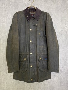 英国製 BABOUR バブアー オイルドジャケット WAX イギリス製 JACK SPADE ジャックスペード カーキ XS 33886764■