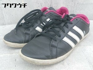 ◇ adidas アディダス F99356 コーネオ CONEO QT スニーカー シューズ 24.5cm ブラック ピンク * 1002799908900