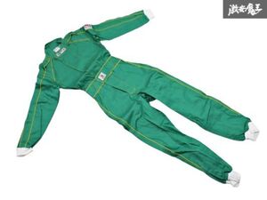 T●新品 NOMEX COMPETITION LICENSE Sサイズ レーシングスーツ つなぎ 作業着 グリーン 緑