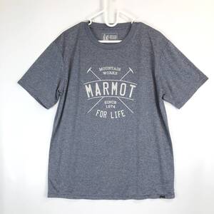 マーモット Marmot 半袖速乾Tシャツ Arch Sign H/S TOMLJA67 Lサイズ メンズ