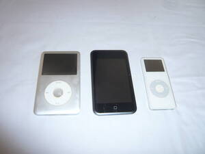 **　Apple　iPod　A1238 80GB・ A1136 8GB・A1137 2GB　ジャンク　**