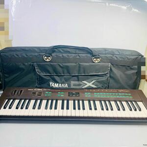 YAMAHA　 ヤマハ　 シンセサイザー　DX27　 キーボード　本体のみ　ケース付き　中古品　動作未確認　