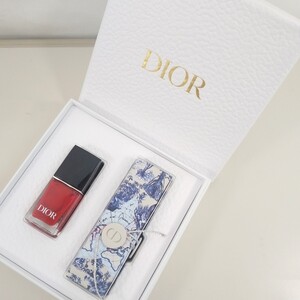 Dior バースデーギフト2024 ネイル＆ルージュ口紅 ディオール 会員ノベルティ 新品未使用 ヴェルニ999 ルージュ999 コスメ