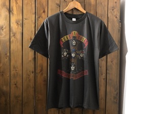 新品●ガンズアンドローゼズ　降谷 建志　着用　同プリント　ビンテージスタイル　ツアーTシャツ［L］●ロック/ドラゴンアッシュ/GUNS/KJ