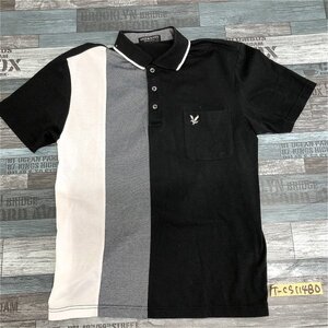 LYLE&SCOTT ライルアンドスコット メンズ 半袖ポロシャツ M 黒