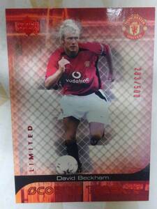 】UD 2002 ManchesterUnited】№71/David Beckham●500枚限定 パラレルカード