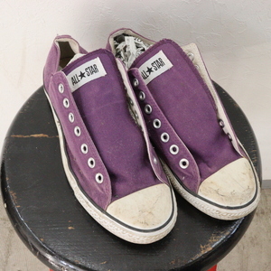 2000年代製 CONVERSE コンバース ローカットスニーカー ALLSTAR■00s 表記29.5cm 紫 靴 くつ 小物 アンティーク 古着 アメカジ ストリート