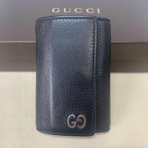 ☆美品☆　GUCCI　キーケース 6連 キーホルダー ドリアン GGメタル