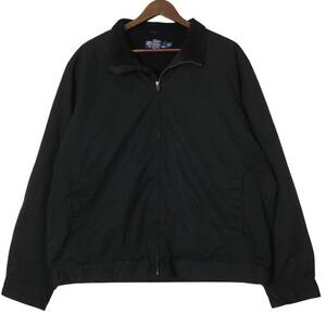 Polo by Ralph Lauren ポロ ラルフローレン ウィンドブレーカージャケット ブラック (メンズ XL) 中古 古着 A1720