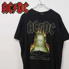 【古着】AC/DC Hells Bells バンド 限定 ロック Tシャツ L