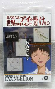 新世紀エヴァンゲリオンウエハースChap.2カード◎S-26.世界の中心でアイを叫んだもの◎BANDAI2007