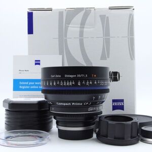 【極上品】 Carl Zeiss Distagon 35mm T1.5 Compact Prime CP.2 Canon EFマウント用 単焦点シネレンズ #4032