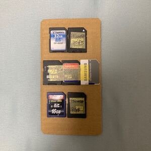 ★ 中古SD・MicroSDメモリーカード 各種7個 ★