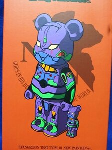 BE@RBRICK エヴァンゲリオン 初号機 (新塗装版) 100％ & 400％/フィギュア ベアブリック