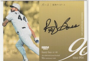 BBM2024プロ野球90周年　88枚限定直筆サインカード　バース(阪神) 即決