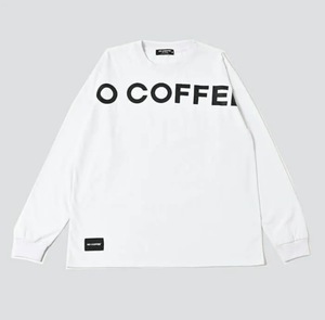 ☆新品未使用☆　定価8580円【NC by NO COFFEE】ビッグロゴプリントL/S TEE　服　メンズ　長袖　おしゃれ　ホワイト　white 　白　ブランド