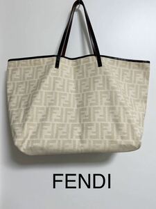 FENDI フェンディ　トートバッグ　ロゴ　ヴィンテージ