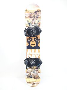 中古 17/18 HOLIDAY ALLDAY 139cm 12/13 BURTON ビンディング付きスノーボード ホリデー オールデイ バートン