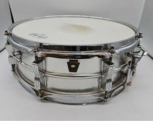 NK35278 Ludwig ラディック LM404 60年代 スネアドラム 14×5 8テンション 中古品 スネア ドラム ベースボールバットマフラー 長期保管品