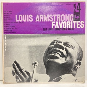 ●即決VOCAL LP Louis Armstrong / Story Volume4 米盤ミゾナシ6eye Mono 31743 ルイ・アームストロング