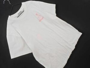 MILKFED ミルクフェド プリント Tシャツ sizeONE/白 ■◆ ☆ eeb7 レディース