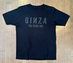 ■THE PARK-ING GINZA 美品 1.5 GINZA LOGO Tシャツ BK-M 藤原ヒロシ FRAGMENT