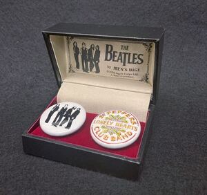 【レア】THE BEATLES/缶バッジ/ケース付/セット/コレクション/アイテム/オフィシャル/グッズ/希少/ピンズ /バッチ/ビートルズ/ジョンレノン