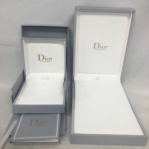 DIOR ディオール アクセサリーケース　ボックス 空箱　ネックレス用 ネックレスケース　ジュエリーボックス　BOX 2個セット