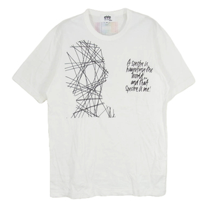 COMME des GARCONS MAN ジュンヤワタナベコムデギャルソンマン AD2013 WM-T907 eYe × APART アート グラフィック 幽霊 Tシャツ【中古】