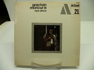 [TK3789LP] LP grachan moncur Ⅲ/new africa 恐らく仏盤 BYG records 見開きジャケ 重量盤（約158g) 音質良好 ジャケ状態並み下 レア！