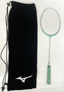 CR☆ MIZUNO ALTIUS LITE 4U6 バドミントンラケット 保管袋つき Mizuno バドミントン ラケット ホワイト ライトグリーン スポーツ 