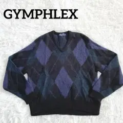 ジムフレックス　gymphlex ニット　セーター　モヘア　総柄　12サイズ