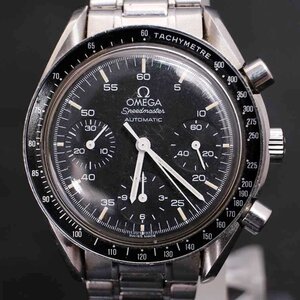 【慈光】3102　OMEGA オメガ　シーマスター Seamaster　クロノグラフ 黒文字盤 SS 自動巻き メンズ 腕時計