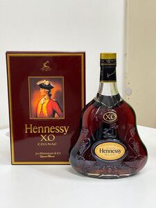 ［8873］ Hennessy XO COGNAC ヘネシー 金キャップ クリアボトル コニャック ブランデー 未開栓　700ml 40%