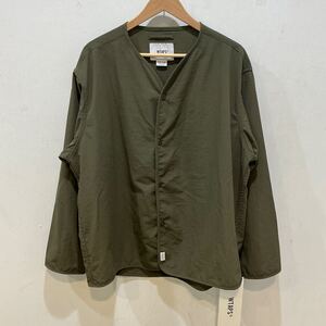 WTAPS ダブルタップス 241CWDT-SHM06 SHIRT 長袖シャツ ストリート カーキ オリーブ サイズ03 